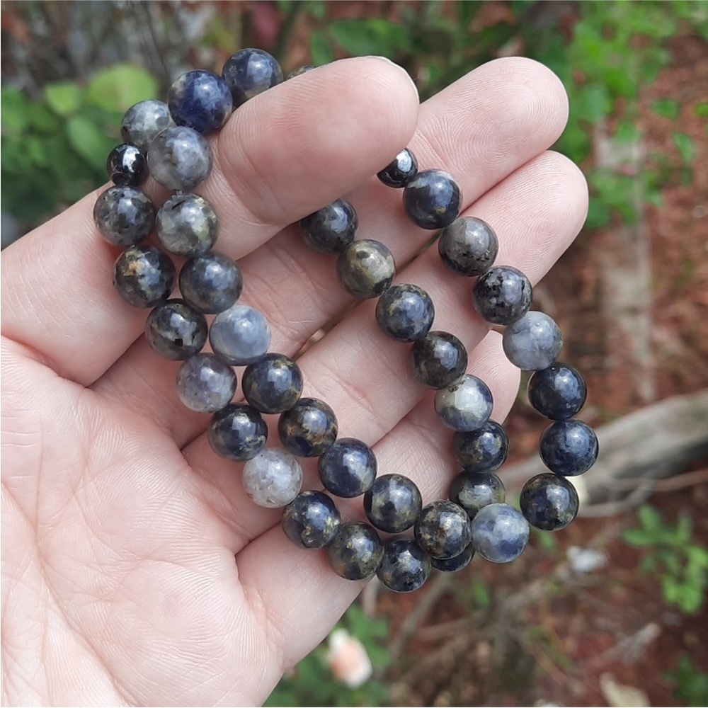 Iolite Beaded Bracelet